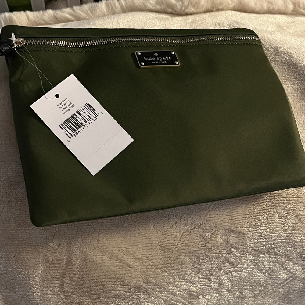 Kate Spade Olive Toiletry Bag